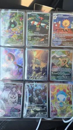 Pokemon TCG Lot of 9 Full Art Cards Mint- NM Condition No Duplicates - Image 1