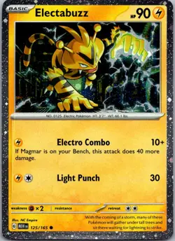 Electabuzz - (Cosmos Holo) Promo Miscellaneous Cards & Products 125/165 NM - Image 1