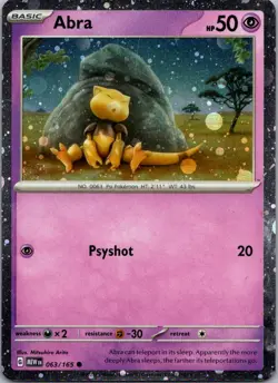 Abra - (Cosmos Holo) Promo Miscellaneous Cards & Products 063/165 NM - Image 1