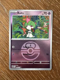Ralts 087/217 (Love Ball) Reverse Holo Ascended Heroes Pokemon Card TCG NM - Image 1