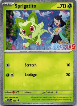 Sprigatito Promo SV: Scarlet & Violet Promo Cards 191 NM - Image 1