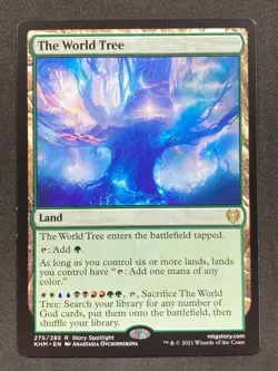 MTG Magic the Gathering The World Tree (275/551) Kaldheim VLP - Image 1