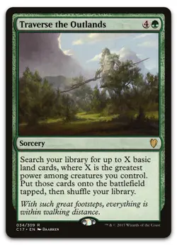 Traverse the Outlands #34 (NM) Commander 2017 C17 Magic MTG - Image 1