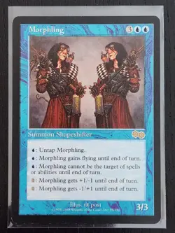 Morphling #85 [Urza's Saga] Rare Blue Creature MTG Regular NM - Actual Picture - Image 1