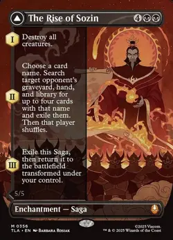 The Rise of Sozin (Borderless) Avatar: The Last Airbender Regular - Image 1