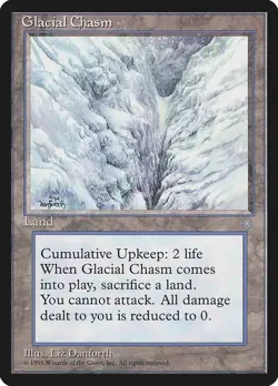 MTG Glacial Chasm - 353 / English / Lightly Played - Image 1