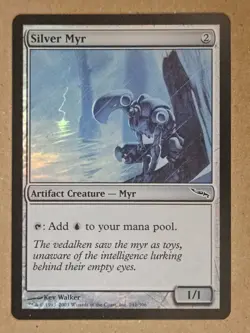 Silver Myr (Foil) - Mirrodin - Near Mint | MTG - Image 1