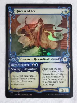 Queen of Ice 285 (Showcase) Throne of Eldraine Foil MTG: Magic the Gathering - Image 1