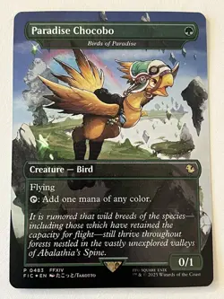 Paradise Chocobo - Birds of Paradise (Borderless) Commander: Final Fantasy Foil - Image 1