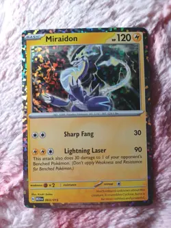 Miraidon 003/015 Holo McDonald's Promo Dragon Discovery Pokemon TCG Card - Image 1
