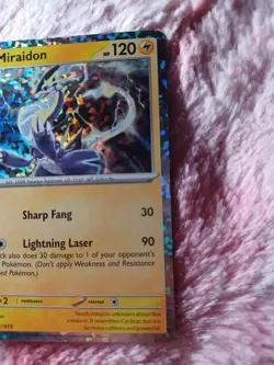Miraidon 003/015 Holo McDonald's Promo Dragon Discovery Pokemon TCG Card - Image 3