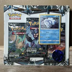 Pokemon TCG Sun & Moon Ultra Prism 3 Booster Pack Blister Sealed Alolan Vulpix - Image 1