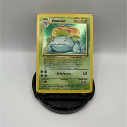 Venusaur 15/102 Base Set Holo Rare 100 HP Pokemon Card - Image 1