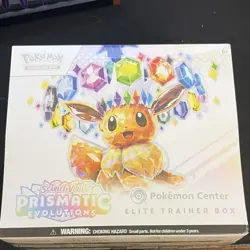 Pokemon Center Elite Trainer Box Scarlet & Violet Prismatic Evolutions Eevee - Image 1