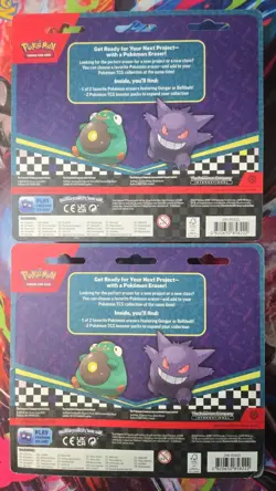 Pokemon TCG - 2024 Back To School Eraser Blister Gengar & Bellibolt (SEALED) - Image 2