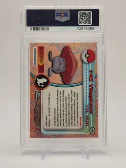 VILEPLUME 2000 Topps Chrome Pokemon T.V. #45 PSA 9 - Image 2