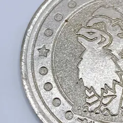 Growlithe Pokemon Battle Coin Silver Japanese Rare Nintendo Japan Collection F/S - Image 4