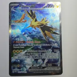 Pokemon TCG Zapdos ex Full Art Ultra Rare Holo Scarlet & Violet 151 202/165 - Image 1