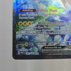 Pokemon TCG Zapdos ex Full Art Ultra Rare Holo Scarlet & Violet 151 202/165 - Image 5