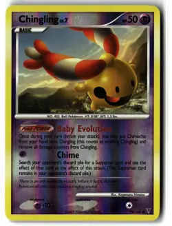 Chingling ⭐ 98/147 Reverse Holo Common Supreme Victors 2009 Pokemon NM/LP - Image 1
