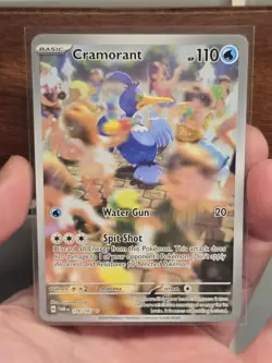 Pokemon - Cramorant 176/167 - SV Twilight Masquerade - Illustration Rare - NM - Image 1