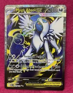 ⭐Mega Absol ex 161/132 ⭐Mega Evolution Full Art Holo Pokemon TCG - Image 3