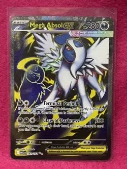 ⭐Mega Absol ex 161/132 ⭐Mega Evolution Full Art Holo Pokemon TCG - Image 4
