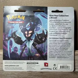 Pokemon TCG Sun & Moon Ultra Prism 3 Booster Packs Blister Porygon-Z Coin Sealed - Image 3