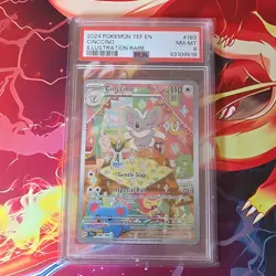 Pokemon Cinccino PSA 8 Illustration Rare Holo Temporal Forces 183/162 110 HP - Image 1