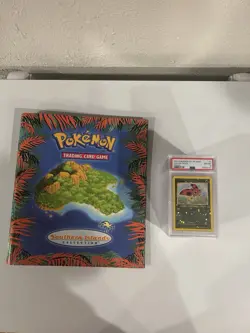Pokemon TCG Complete Southern Islands Set 18/18 PSA Graded With Binder - Image 1