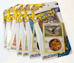 8 Lot Pokemon Sun & Moon TCG Rockruff Pikipek Blister Booster Packs NEW SEALED - Image 2