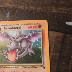 Pokemon TCG Aerodactyl Fossil 1 Holo Unlimited Holo Rare - Image 5