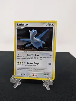 Pokemon TCG Latios 4/17 SWIRL Holo Rare Pop Series 7 - Image 1