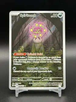 2025 Pokemon Spiritomb Mega Evolution Illustration Rare #148 - Image 1