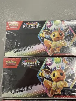 4x Lot Sam’s Club Pokemon Prismatic Evolutions Surprise Box Booster Bundle READ - Image 3