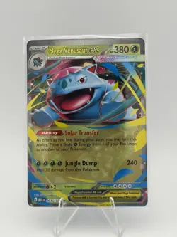 Pokemon TCG Mega Venusaur EX 003/132 Me01: Mega Evolution Double Rare Holo 380 … - Image 1