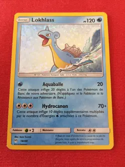 LOKHLASS 18/40 PV120 HOLO MCDONALD'S MACDO 2019 RARE CARTE POKEMON FR - Image 1