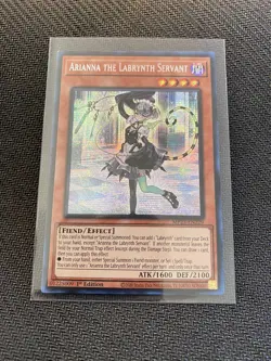 YuGiOh! Arianna the Labyrinth Servant - MP23-EN229 - Prismatic Secret Rare NM - Image 1