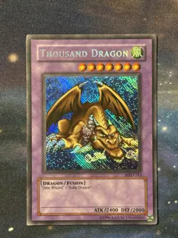Thousand Dragon MRD-143 REVERSE FOIL ERROR Secret Rare YuGiOh Yu-Gi-Oh LP - Image 1