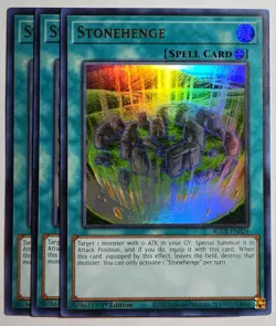 Yugioh x3 Stonehenge BLCR-EN024 Ultra Rare 1st Edition - Image 1