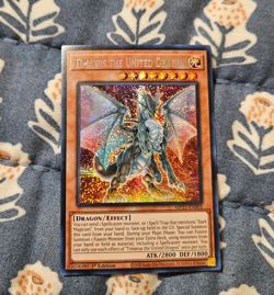 Timaeus the United Dragon - Prismatic Secret Rare 25th Anniversary MP23 - Yugioh - Image 1