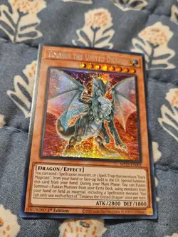 Timaeus the United Dragon - Prismatic Secret Rare 25th Anniversary MP23 - Yugioh - Image 2