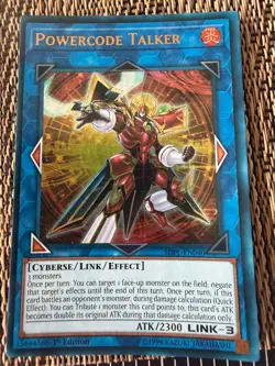 Powercode Talker Ultra Rare Structure Deck: Powercode Link SDPL-EN040 LP - Image 1