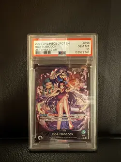 2024 ONE PIECE OP07 #038 500 YEARS IN THE FUTURE BOA HANCOCK ALT ART PSA 10 - Image 1