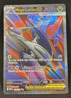 Pokemon TCG Mega Latias EX Full Art Ultra Rare Card 163/132 Nm - Image 1