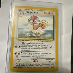 Pidgeotto - 22/102 - Pokemon Base Set Unlimited Rare Card WOTC LP - Image 1