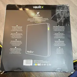 Vault X EXO-TEC 12-Pocket Sideloading Zip Binder Black Flexible Cover 624 Cards - Image 2