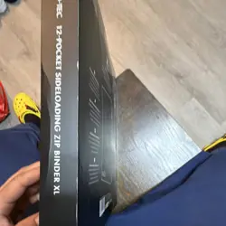 Vault X EXO-TEC 12-Pocket Sideloading Zip Binder Black Flexible Cover 624 Cards - Image 3