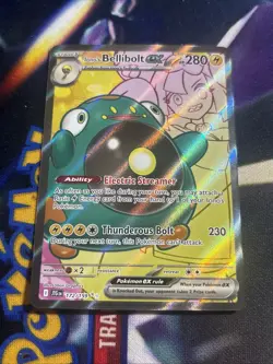 Pokemon TCG Iono's Bellibolt EX Full Art Ultra Rare Holo Card 172/159 - Image 1