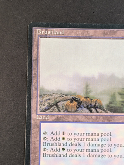 MTG Card - 1x Brushland - Ice Age - Played / HP - Vintage - Magic The Gathering - Image 3